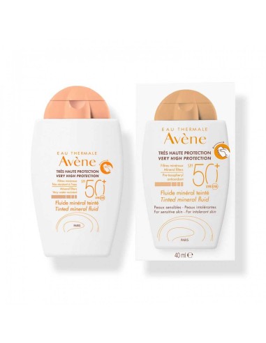 Avene Fotoprotector Fluido Mineral FPS50 Con Color X40ml Avene