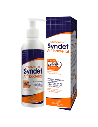 Novaderma Syndet Antibacterial Emulsión Limpiadora x240g