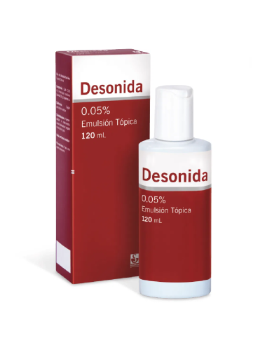 Desonida 0.05% Emulsión Tópica x120ml