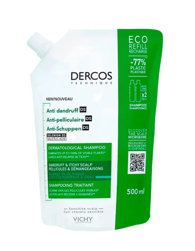 Vichy Dercos Technique Shampoo Anticaspa Refill x500ml