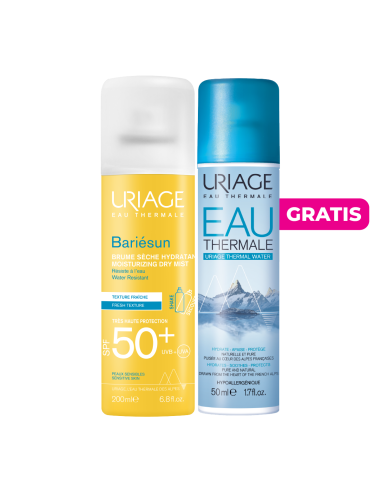 Kit Uriage Bariésun Bruma Spray SPF50+ x200ml + Gratis Agua Termal Spray x50ml