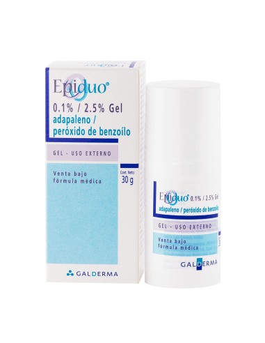 Epiduo Gel (Adapaleno 0,1% y peróxido de benzoilo 2,5%) x30gr