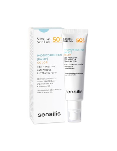 Sensilis Photocorrection [HA 50+] Antiedad SPF50+ Con Color x50ml