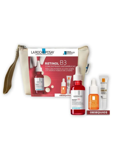 Kit Retinol B3 x30ml + Mini Pure Vitamin C10 x10ml + Anthelios Age Correct x15ml La Roche Posay