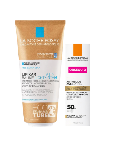 Lipikar Baume Light AP+M x200ml + Obsequio Anthelios Age Correct