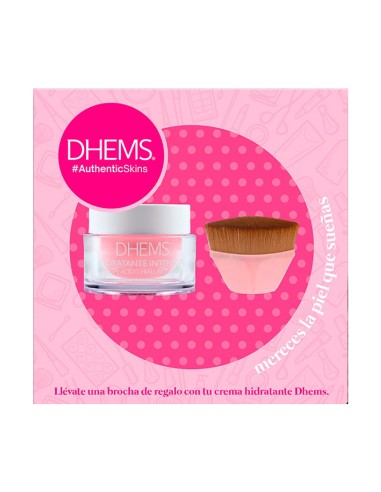 Kit Dhems Crema Hidratante Intensiva x50ml + Brocha de regalo