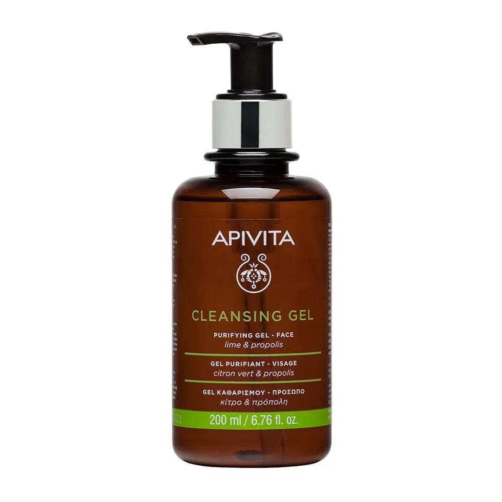 Apivita Gel Limpiador Facial Piel Grasa x200ml - TIENDA PIEL