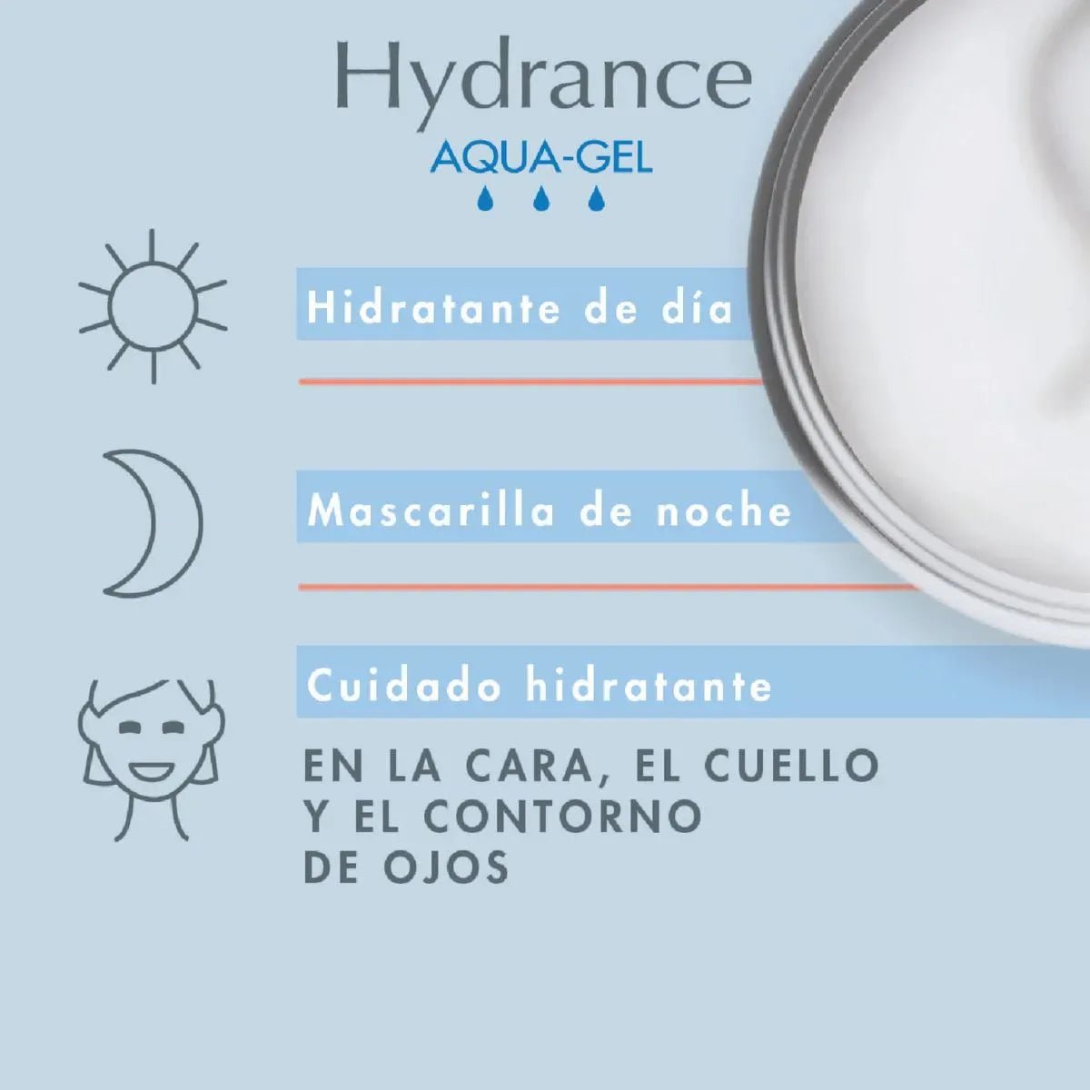 Avene Hydrance Aqua - Gel Crema Hidratante x50ml - TIENDA PIEL