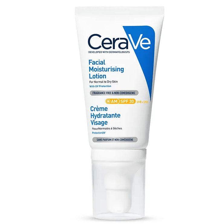 CeraVe Loción Hidratante Facial SPF30+ x52ml - TIENDA PIEL