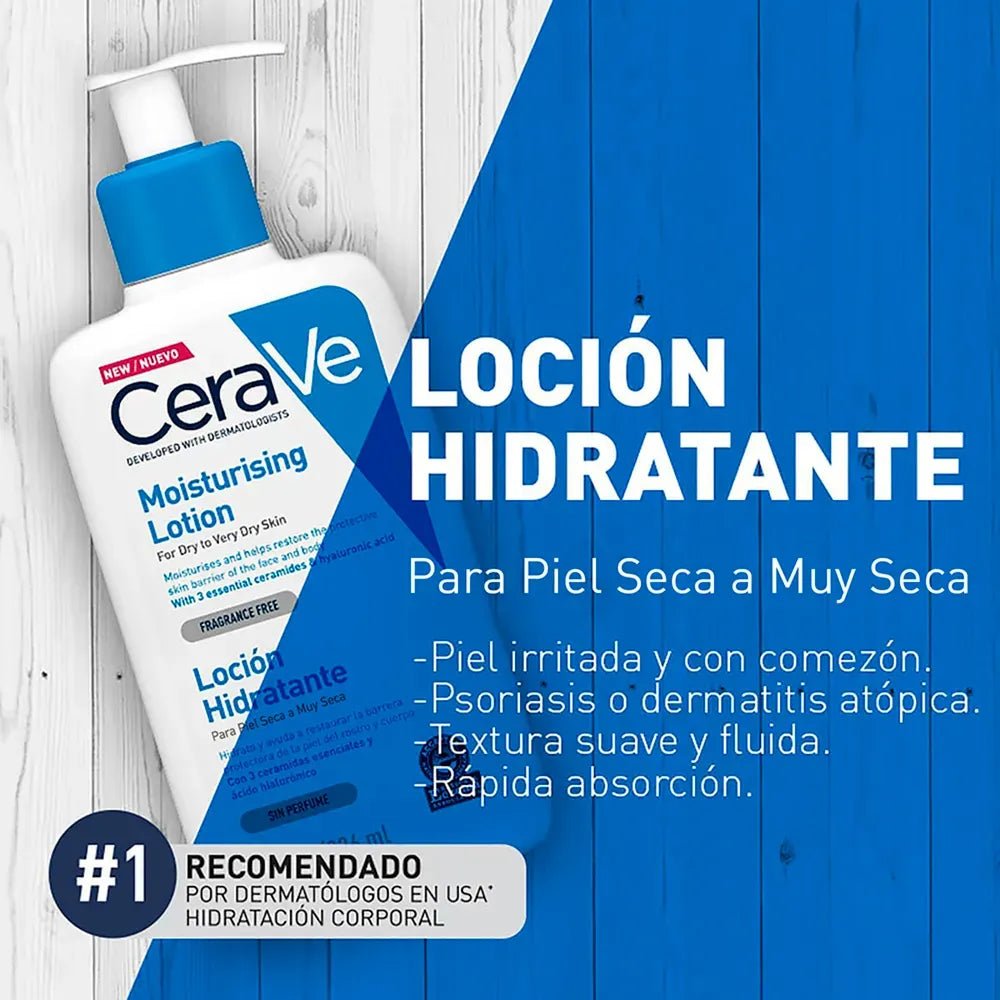 CeraVe Loción Hidratante x473ml - TIENDA PIEL