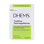 Dhems Toallitas Desmaquillantes 3 en 1 x30 Toallas - TIENDA PIEL