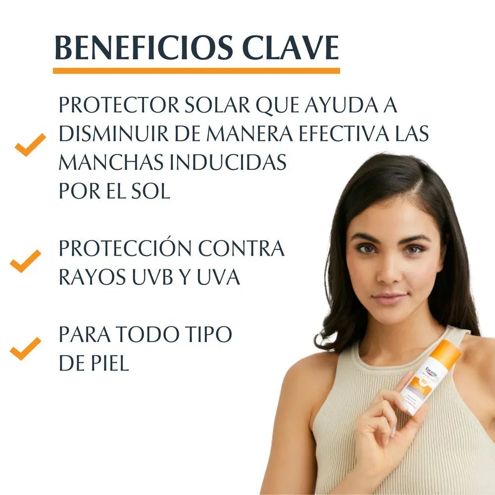 Eucerin Protector Solar Pigment Control Sun Fluid SPF 50+ 50 ml - TIENDA PIEL