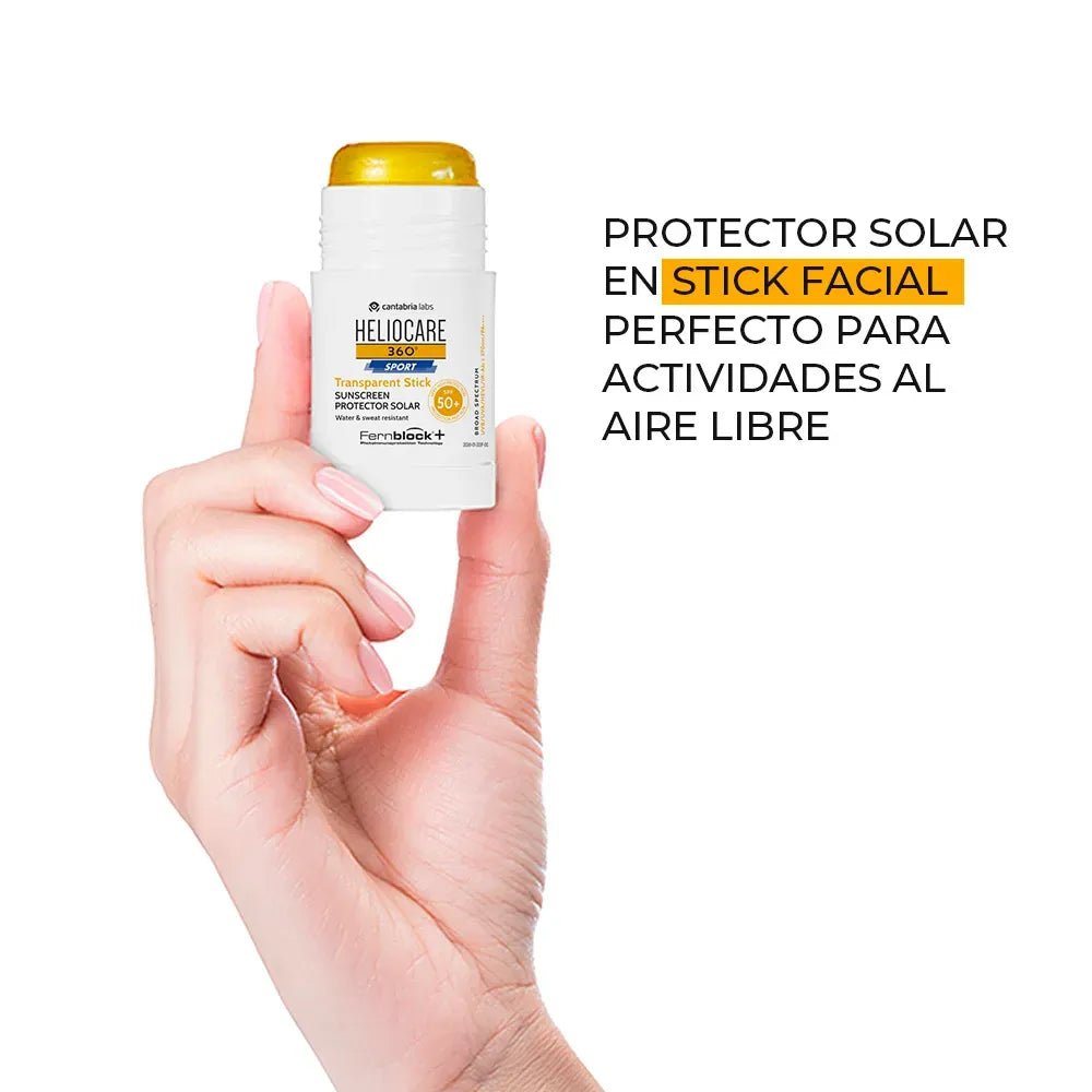Heliocare 360° Sport Transparent Stick SPF50+ x25g - TIENDA PIEL