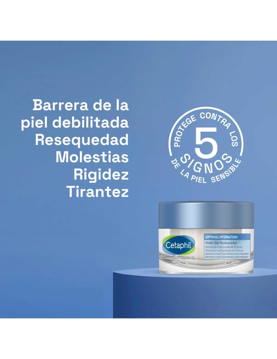 Cetaphil Optimal Water Hydratación Gel x48g