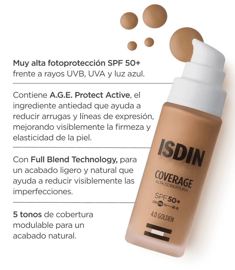 Isdin Coverage 4.0 Golden SPF50+ x30gr