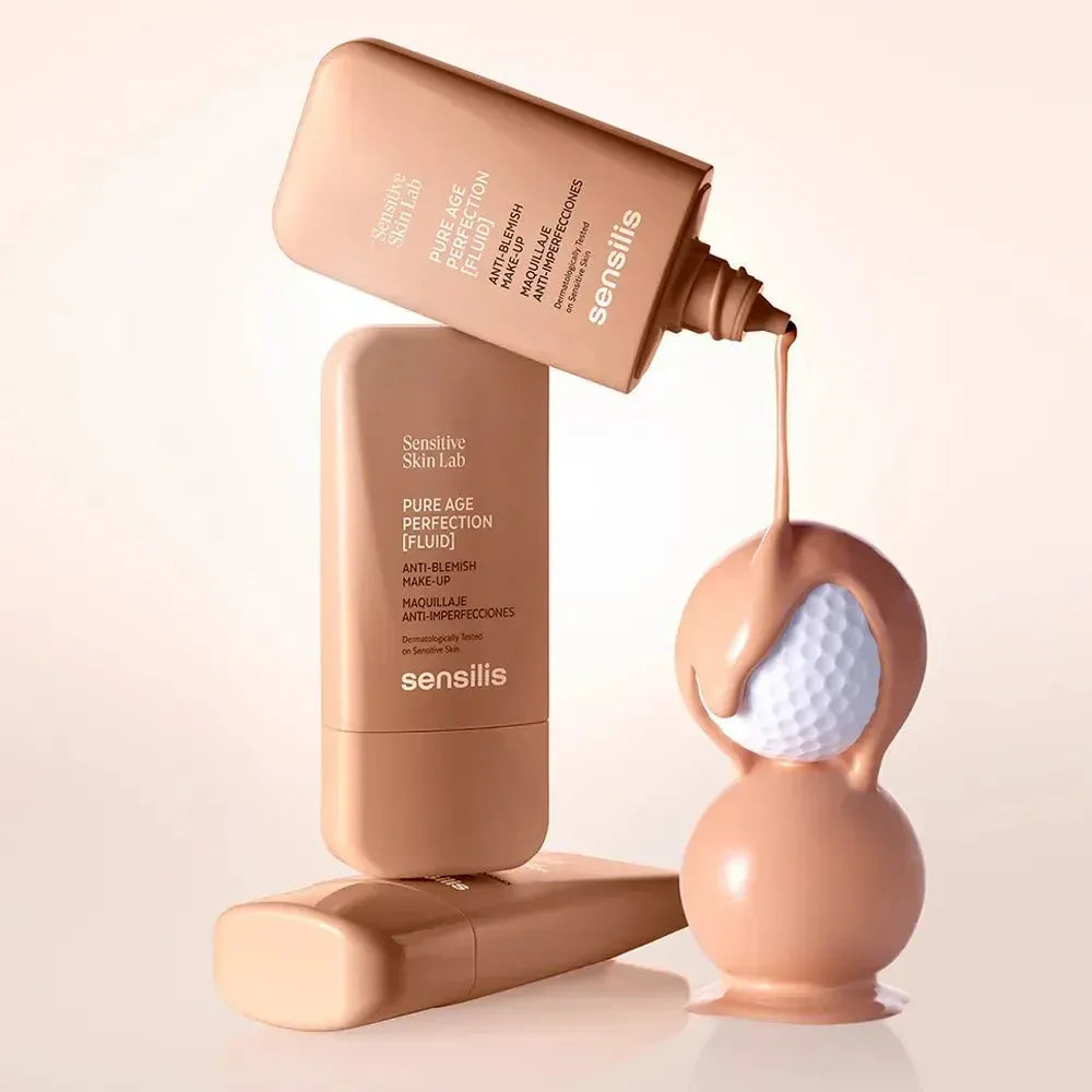 Sensilis Pure Age Perfection [Fluid] Tono Peche Doree x30ml