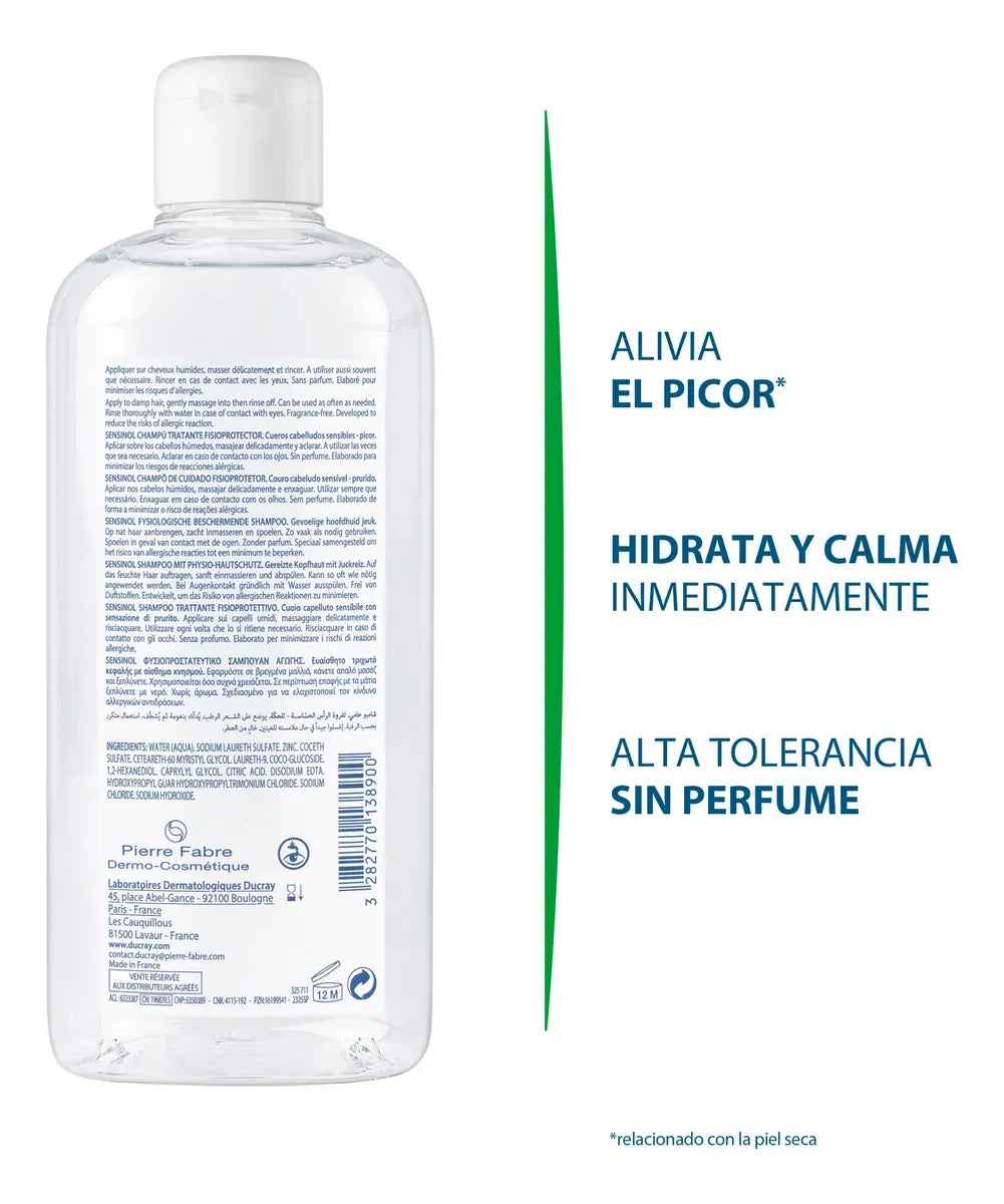 Ducray Sensinol Champú Anti-picazón x200ml