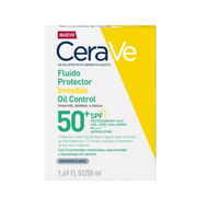 CERAVE FLUIDO PROTECTOR INVISIBLE OIL CONTROL SPF 50+