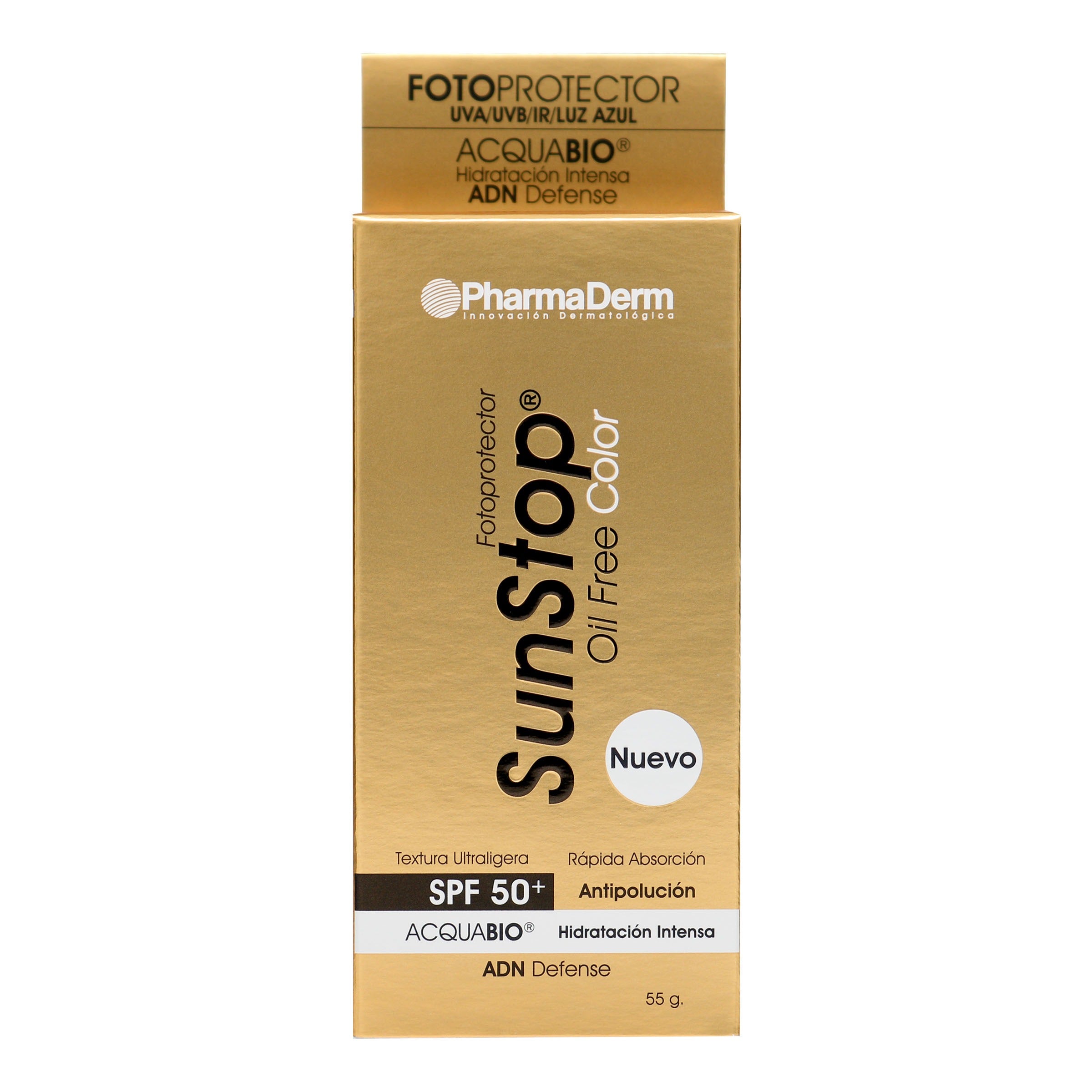 Pharmaderm SunStop Oil Free Color SPF 50 X 55 GR