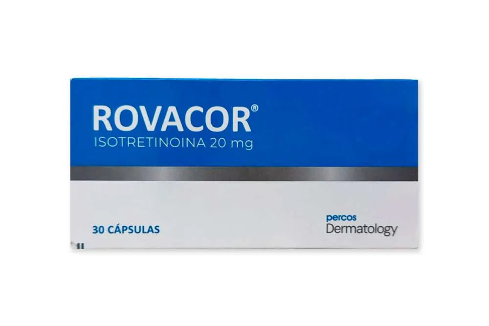 Percos Rovacor 20mg X 30 Capsulas (Isotretinoína)