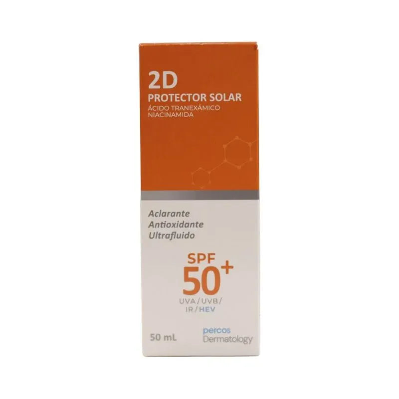 Percos 2D Dermatology Protector Solar SPF50 X 50ML