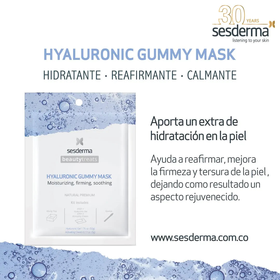Sesderma Beauty Treats Mascarilla facial hidratante Hyaluronic Gummy Mask x50gr