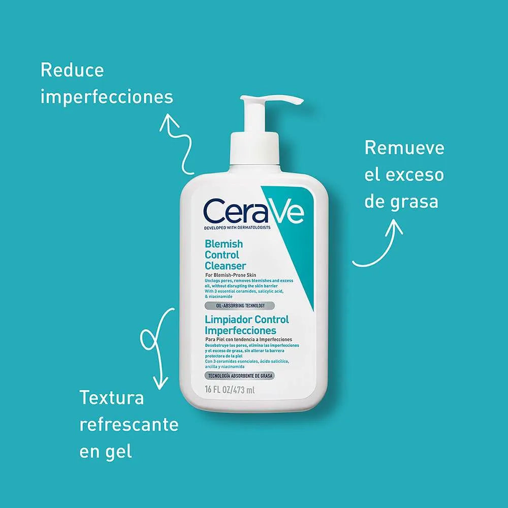 Cerave Blemish Control Cleanser X473ml
