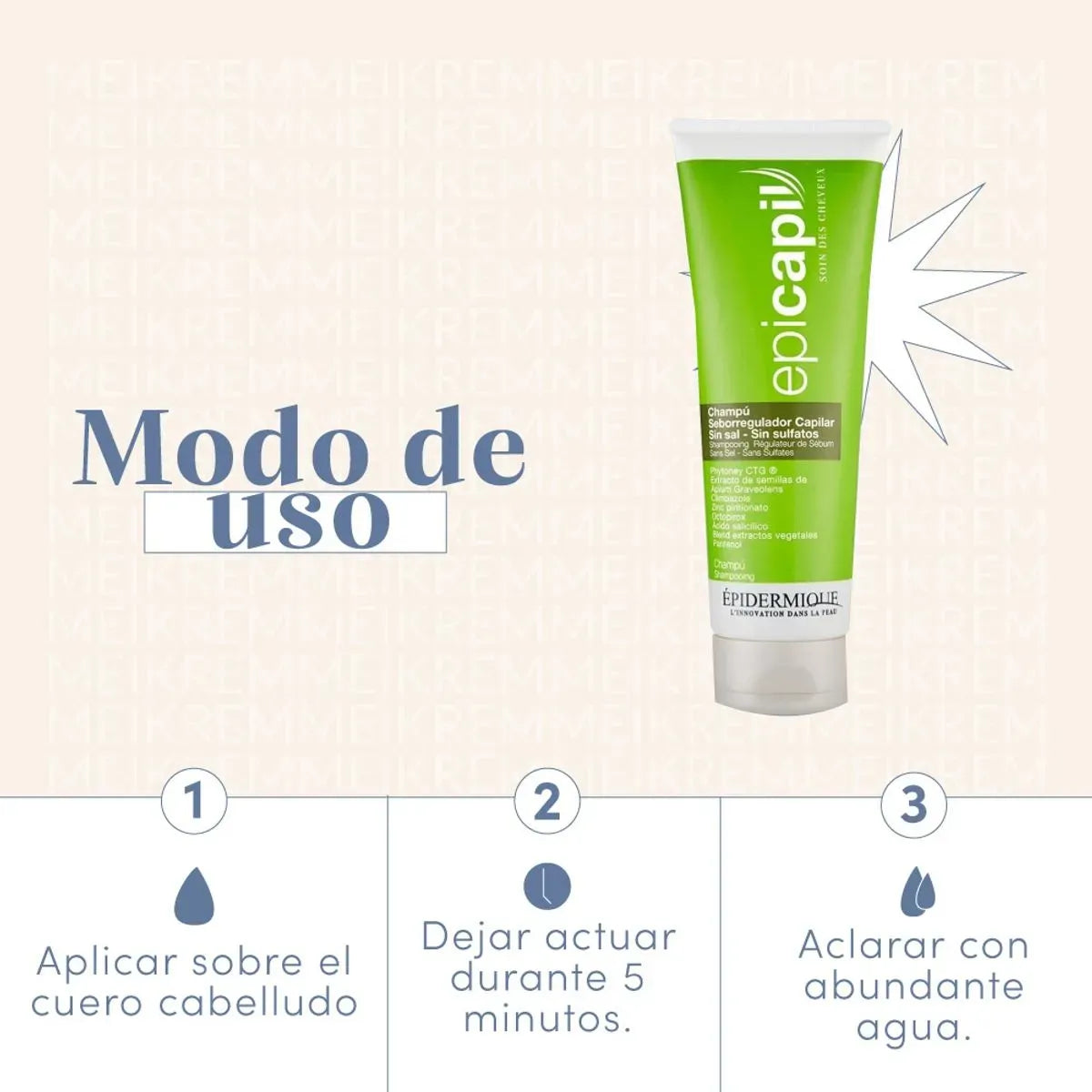 Epidermique Epicapil Champu Seborregulador x250ml