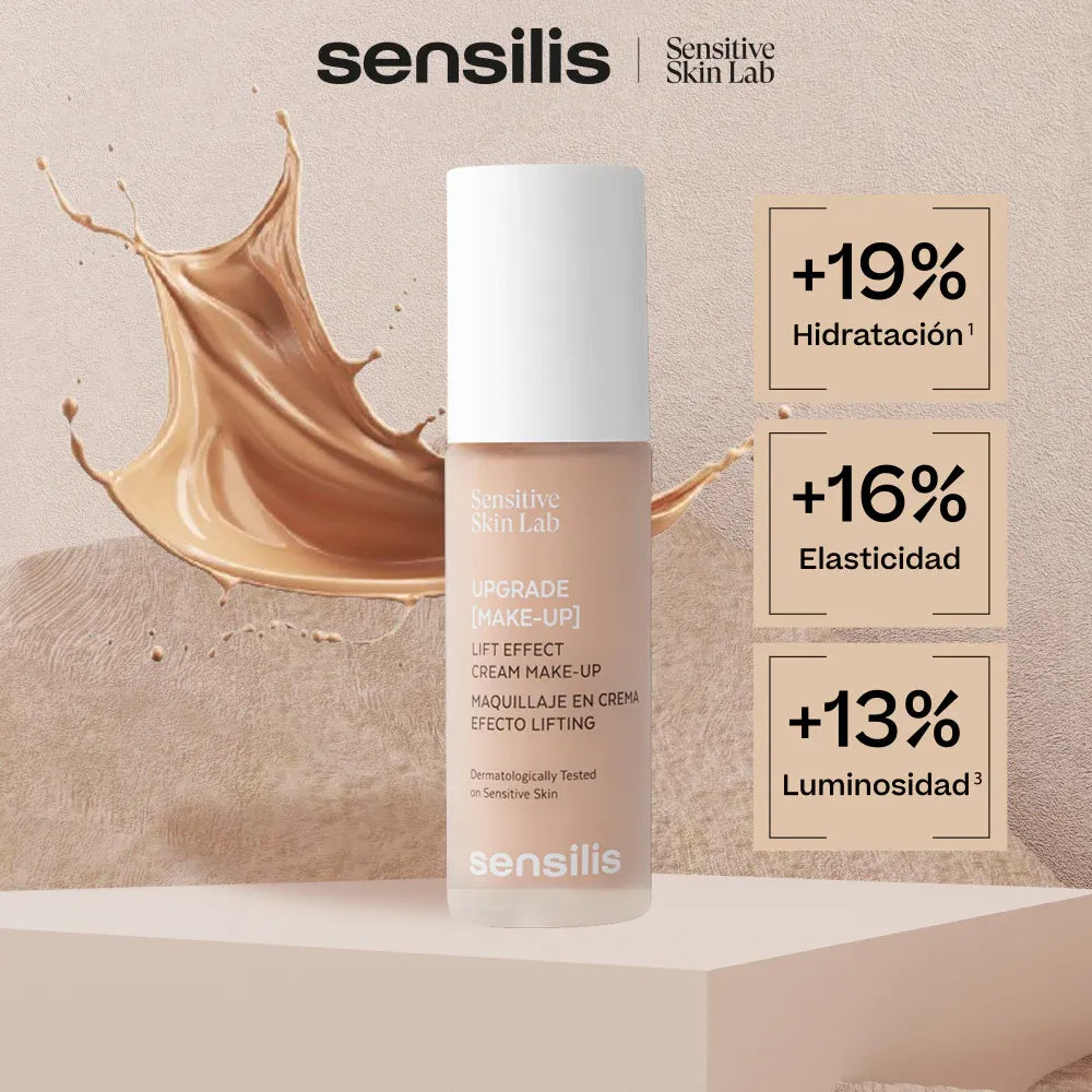 Sensilis Upgrade Base de Maquillaje Tono 3 Miel Dore x30ml