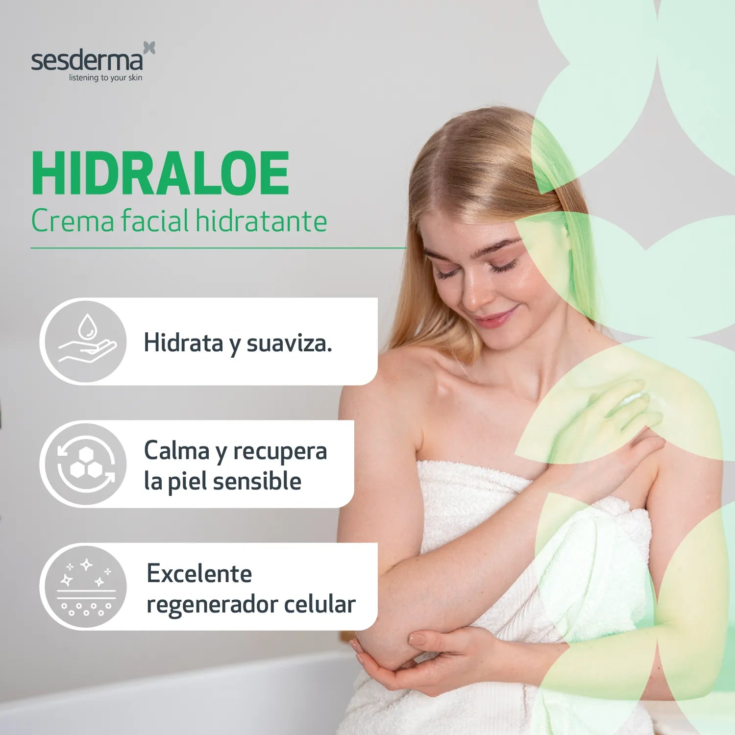 Sesderma Hidraloe Crema Facial x50ml