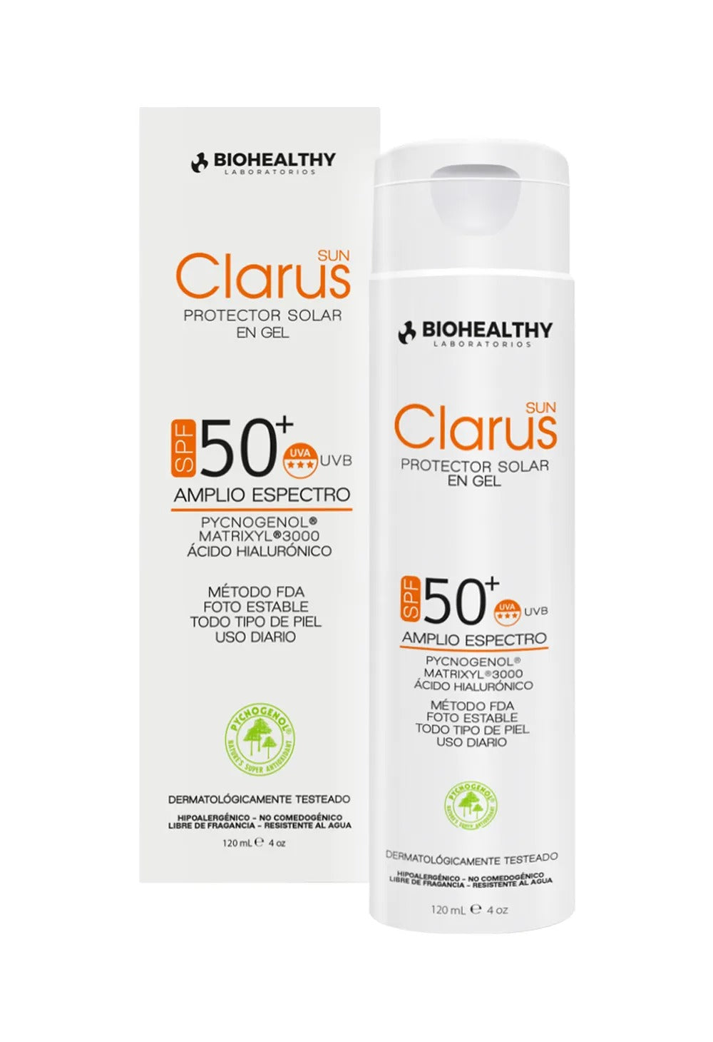 Biohealthy Fotoprotector Clarus Gel Antiedad SPF50+ x120ml