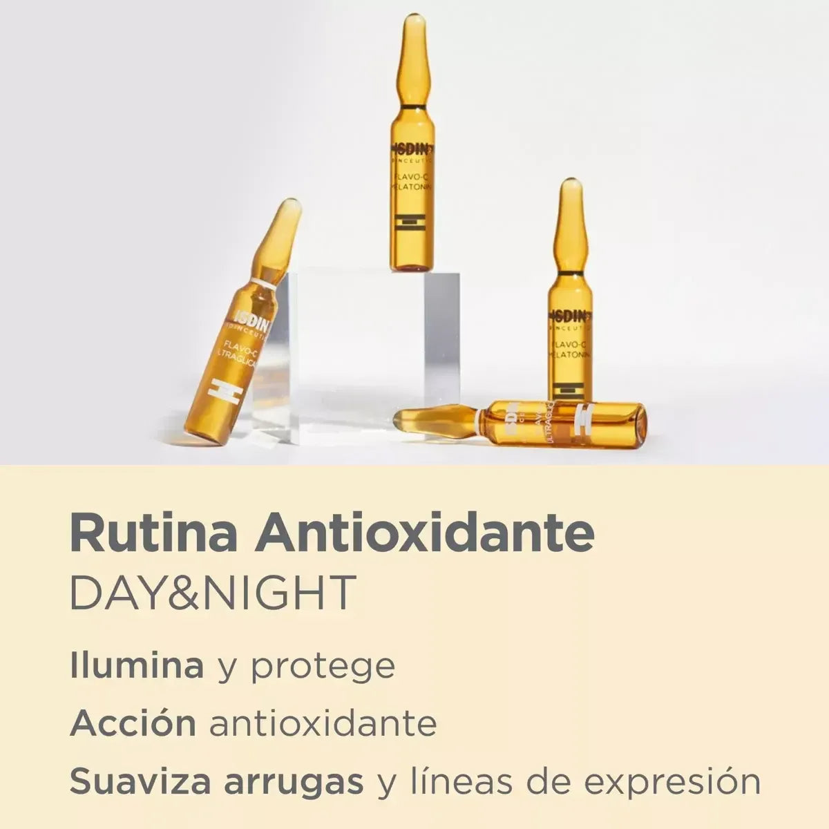 IsdinCeutics Flavo-C Ultraglican Melatonin Dia y Noche x20 Ampollas x2ml c/u