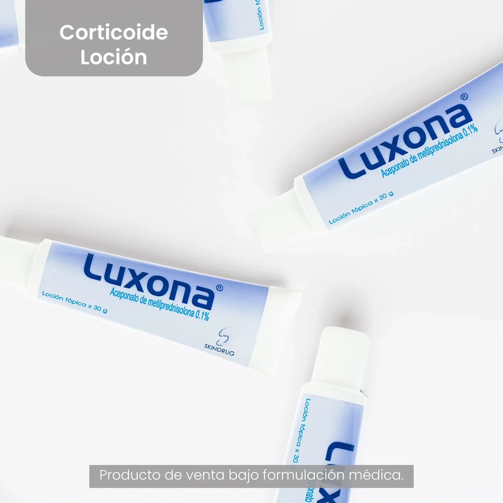 Skindrug Luxona (Aceponato De Metilprednisolona 0.1%) Loción x30gr