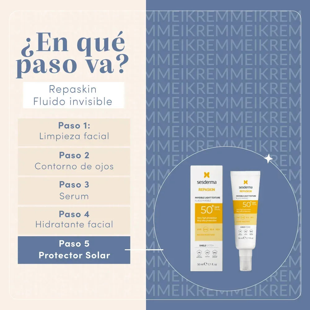 Sesderma Repaskin Fotoprotector Fluido Invisible x50ml