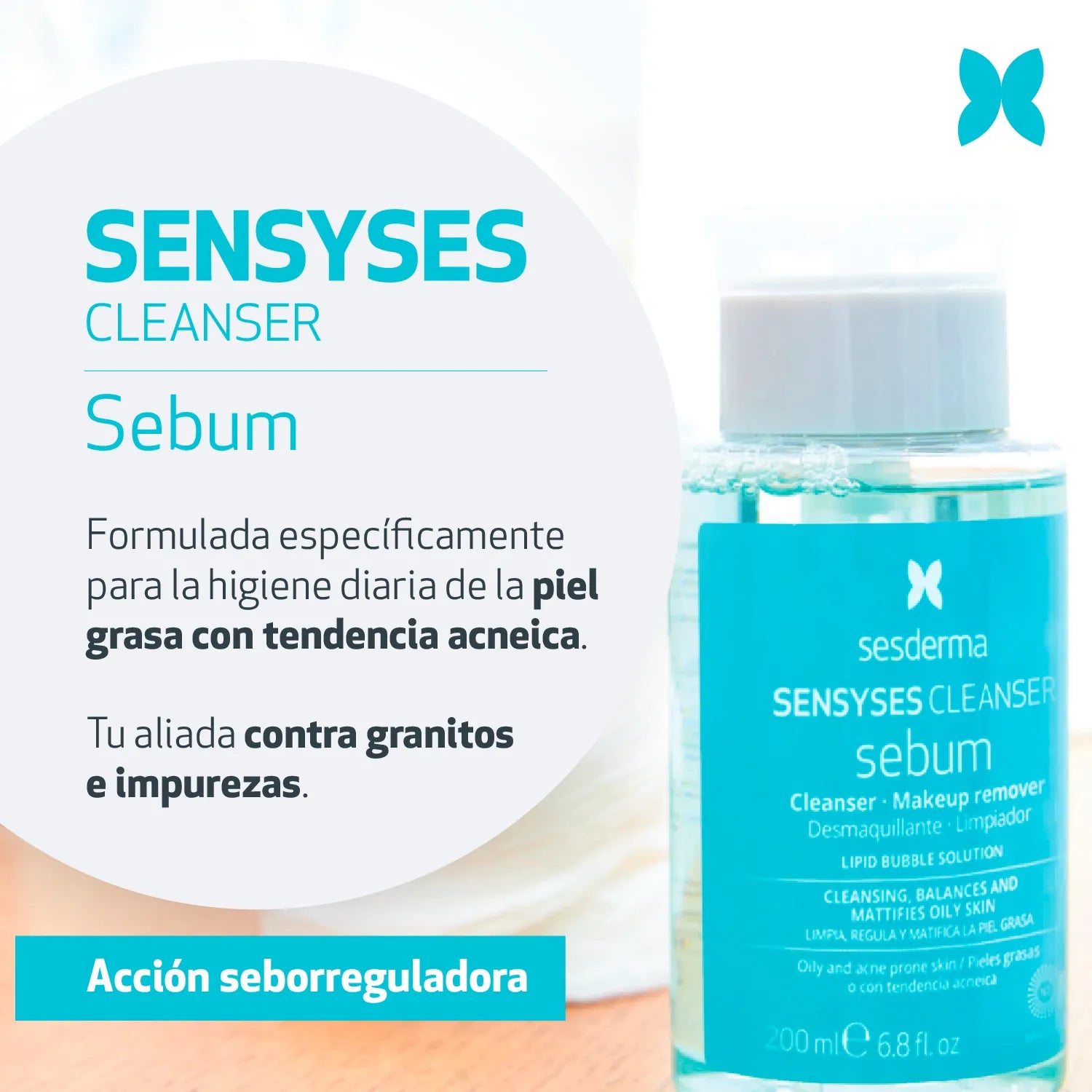 Sesderma Sensyses Cleanser Sebum x200ml