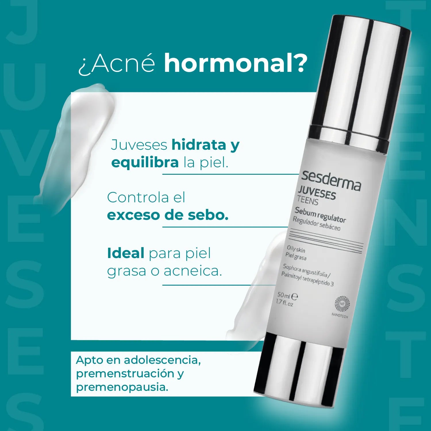 Sesderma Juveses Teens Regulador Sebáceo x50ml