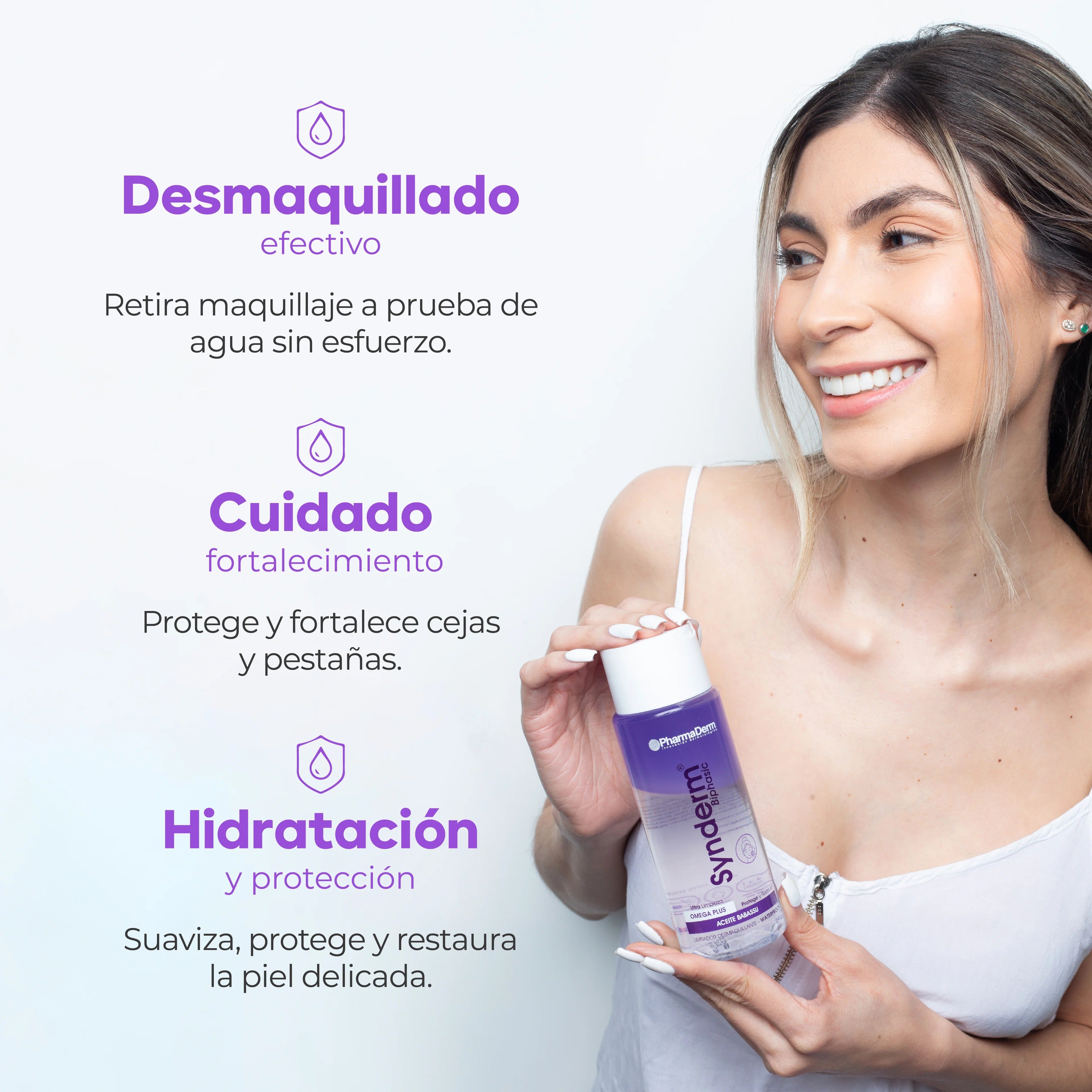 Pharmaderm Synderm Biphasic Desmaquillante x240g -Outlet