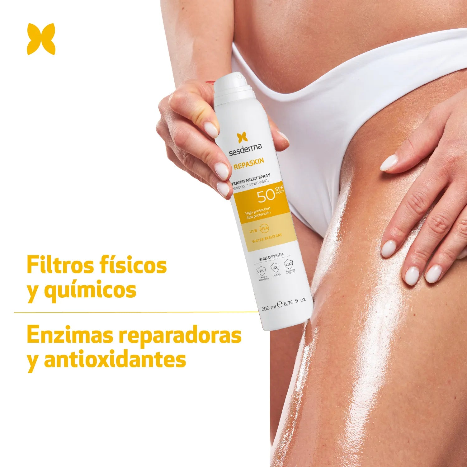 Sesderma Repaskin Fotoprotector Spray Transparente SPF50+ x200ml