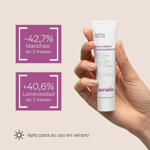 Sensilis Skin D-Pigment AHA10 Overnight x30ml