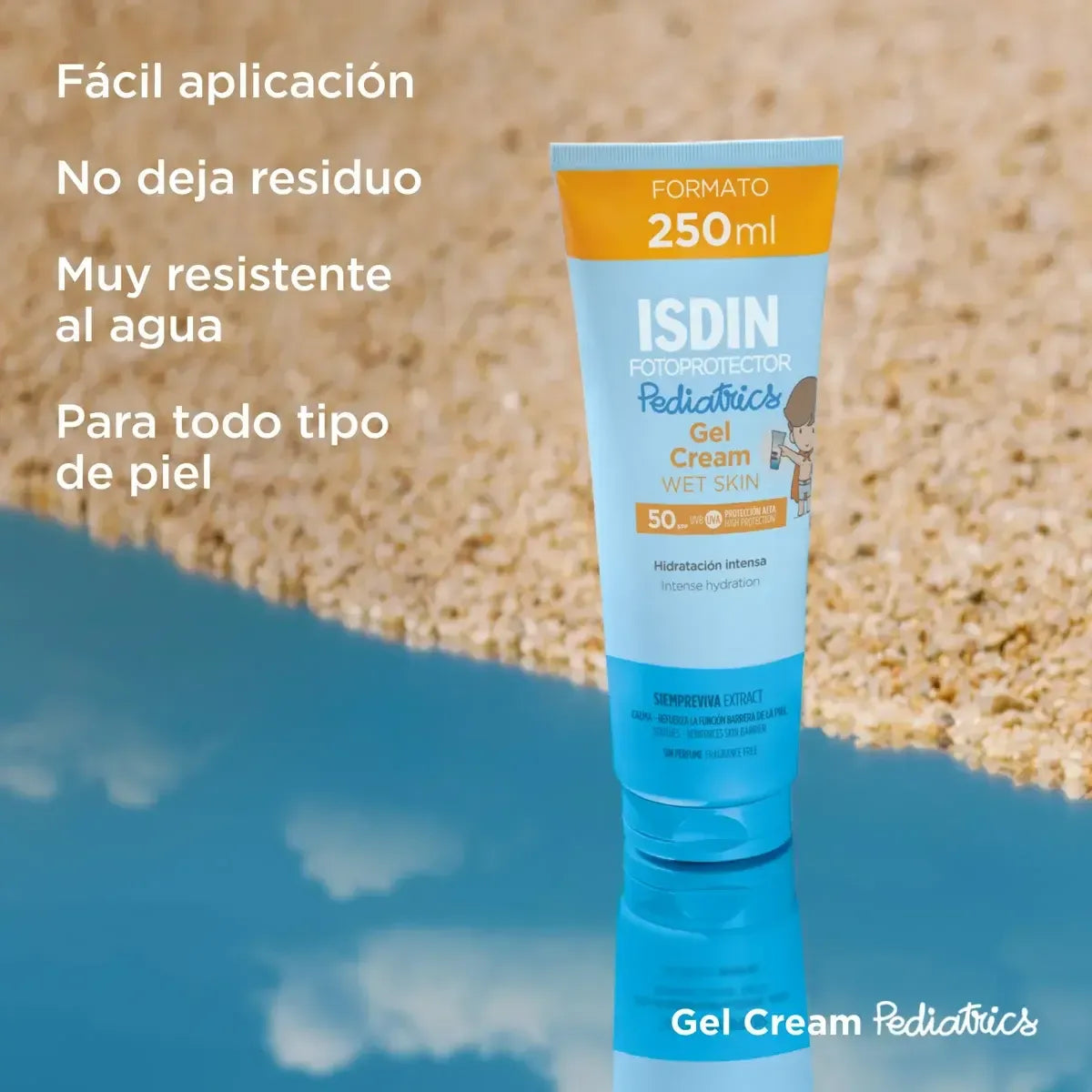 Isdin Fotoprotector Pediatrics Gel Cream Wet Skin SPF50+ x250ml