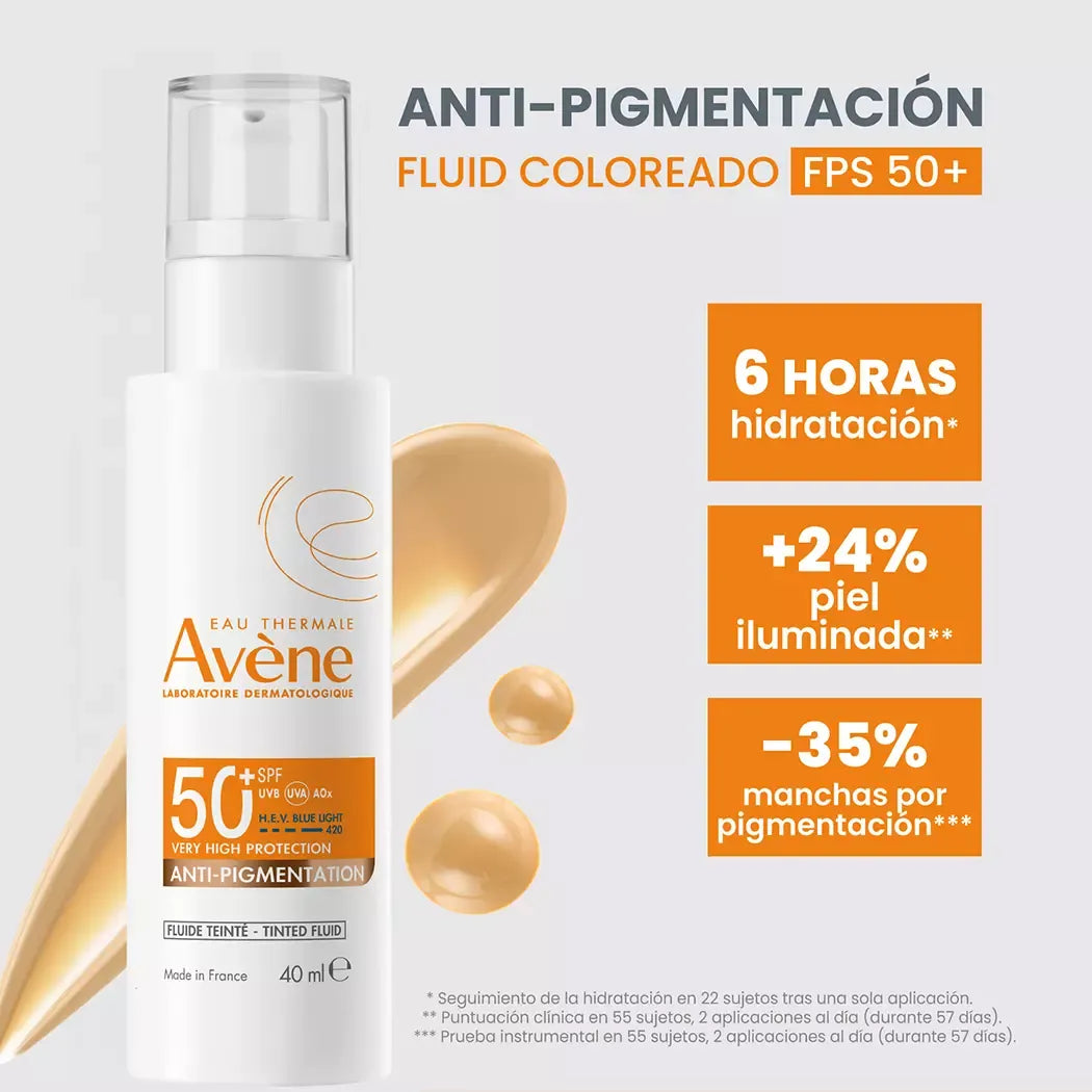Avene Fotoprotector Solar Anti-Pigmentation SPF50 X 40ML