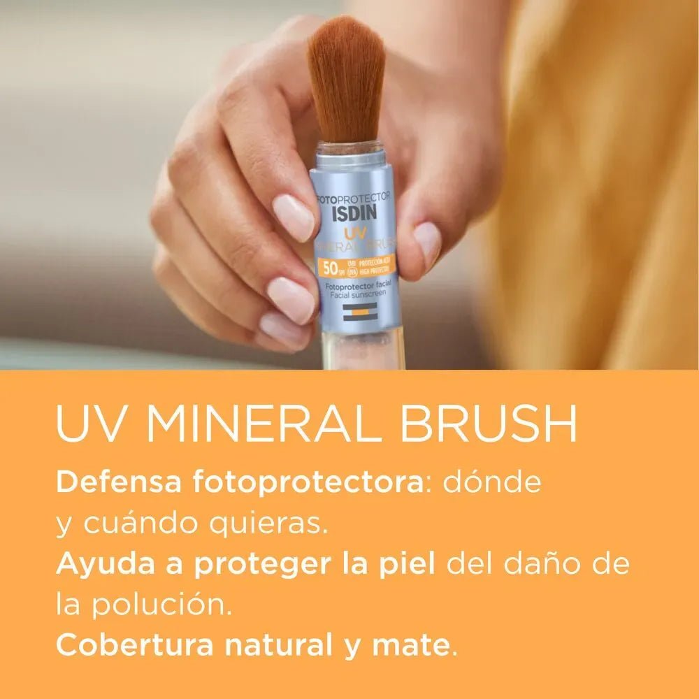Isdin Fotoprotector en Polvo Sunbrush Mineral SPF50+ x2g - TIENDA PIEL