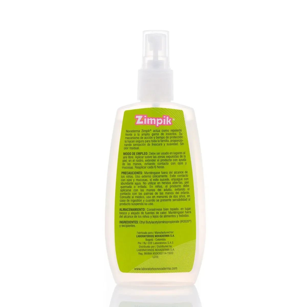 Novaderma Zimpik Repelente x110ml - TIENDA PIEL