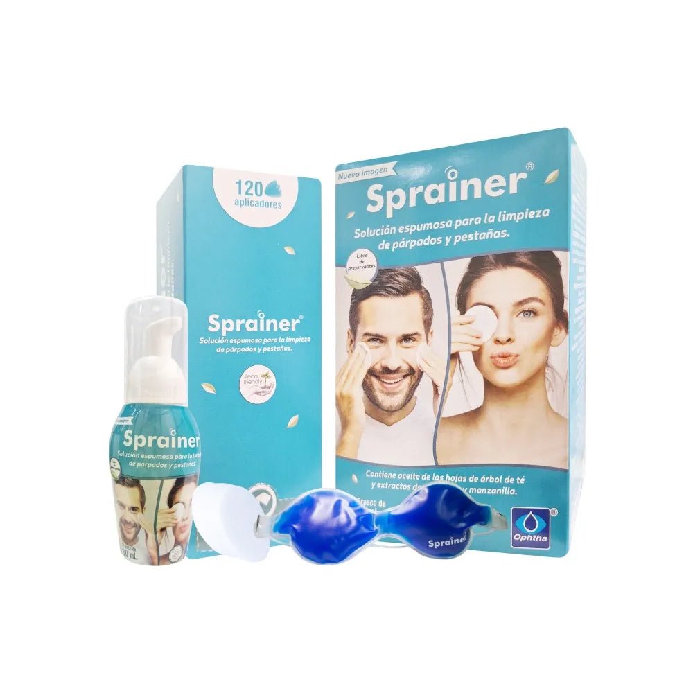 Ophtha Sprainer Solucion Espumosa Limpieza (Parpados y Pestañas) x80ml - TIENDA PIEL