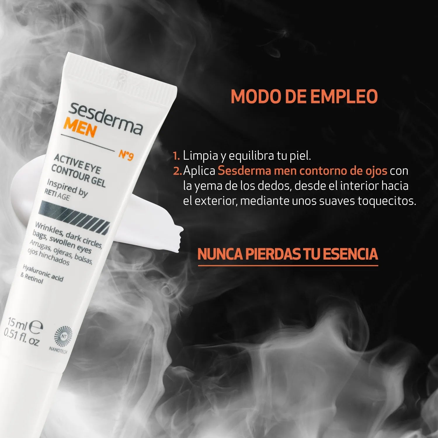SESDERMA MEN ACTIVE EYE CONTOUR GEL X15ML - Tienda Piel