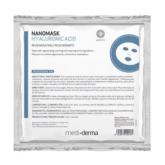 Sesderma Nanomask Acido Hialuronico X1unidad - TIENDA PIEL