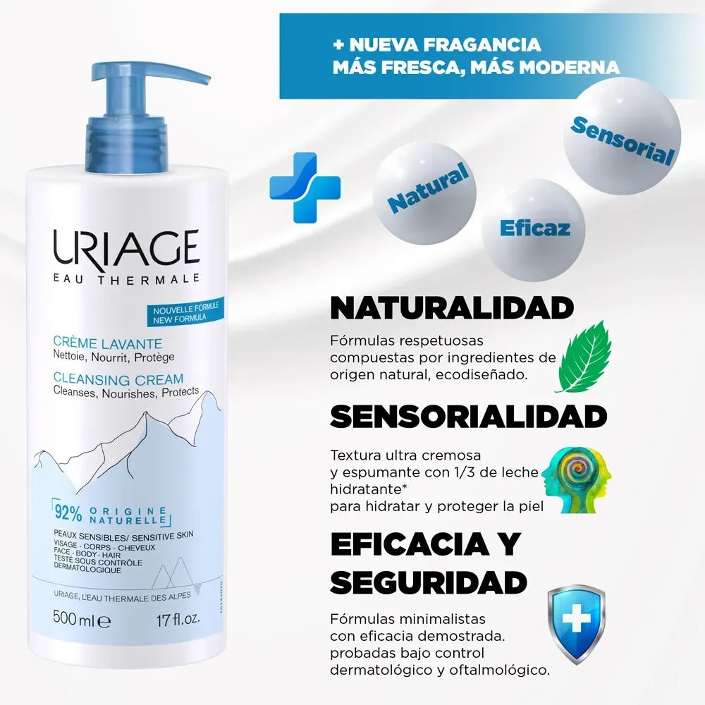 Uriage Crema Limpiadora x500ml - TIENDA PIEL